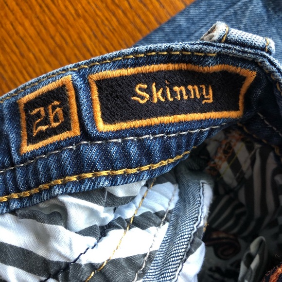COPY - Rock Revival Raven Skinny Jeans Size 26 - Picture 8 of 8